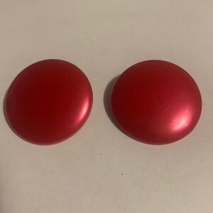 3/$5 Pink Circle Clip on Earrings